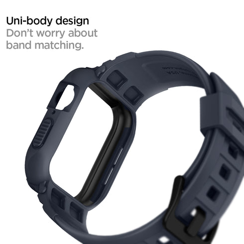 Spigen כיסוי+רצועה ל-Apple Watch Series (45mm / 44mm) – Rugged Armor Pro